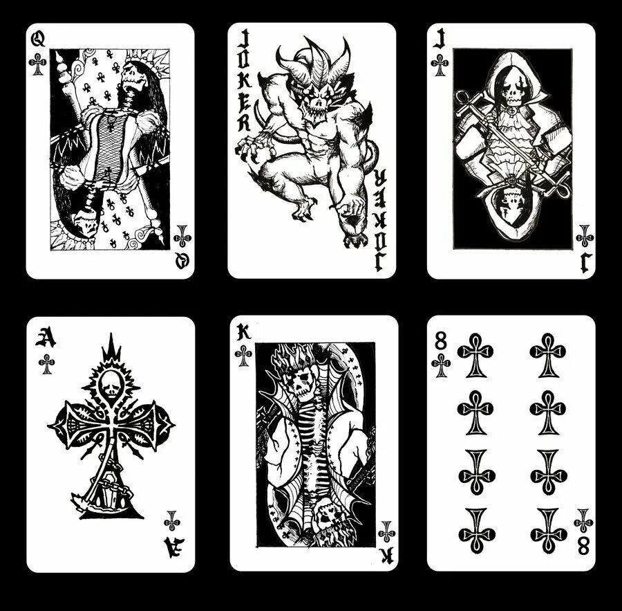 Карты для друзей 1.20. Игральные карты" playing Cards Готика", 54 карты. Стилизованные игральные карты. Готические игральные карты. Игральные карты в готическом стиле.