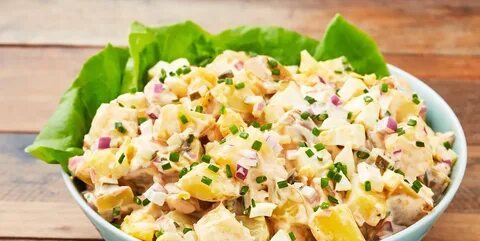 Салат с картошкой простой рецепт