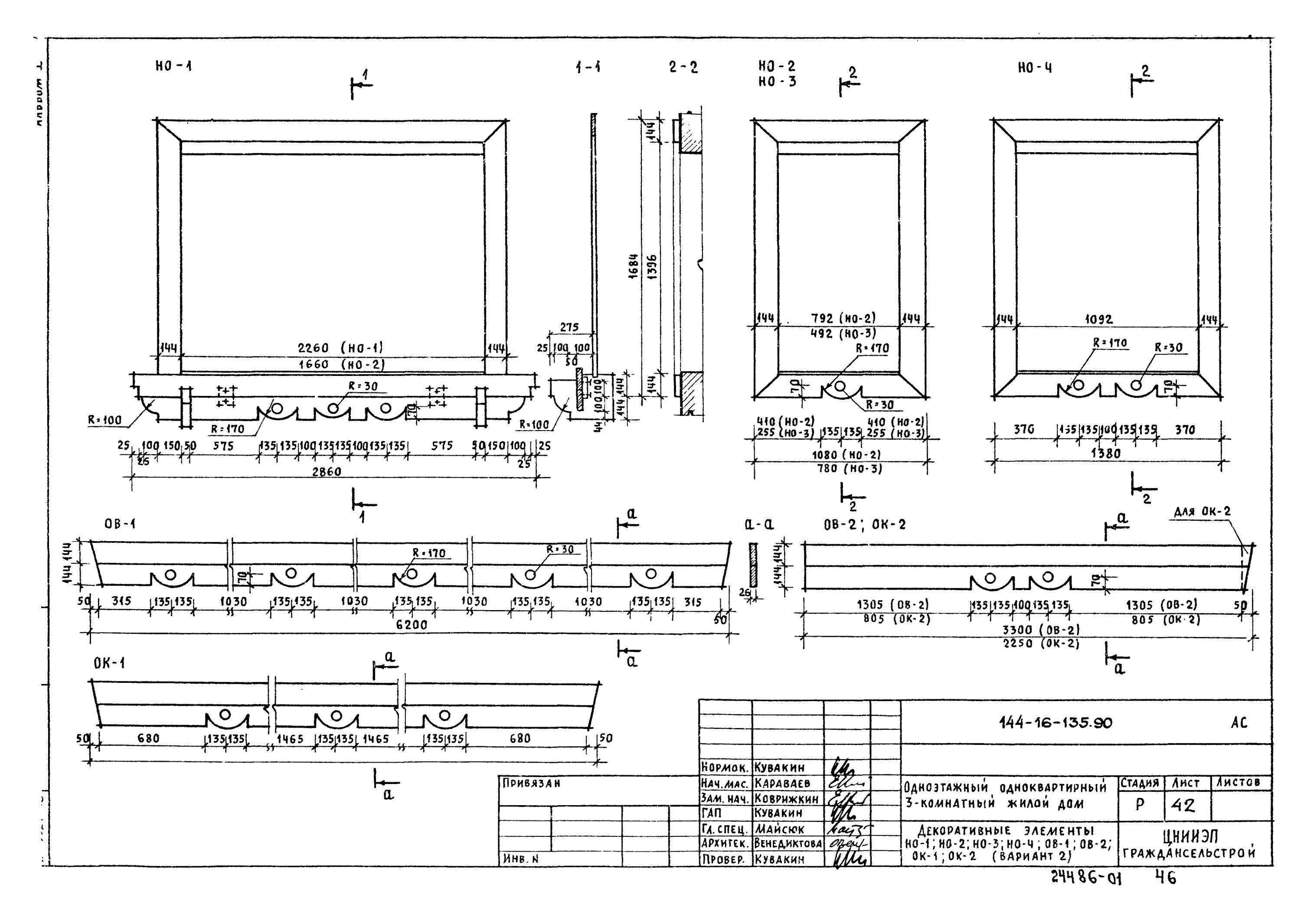 ок 2 размеры