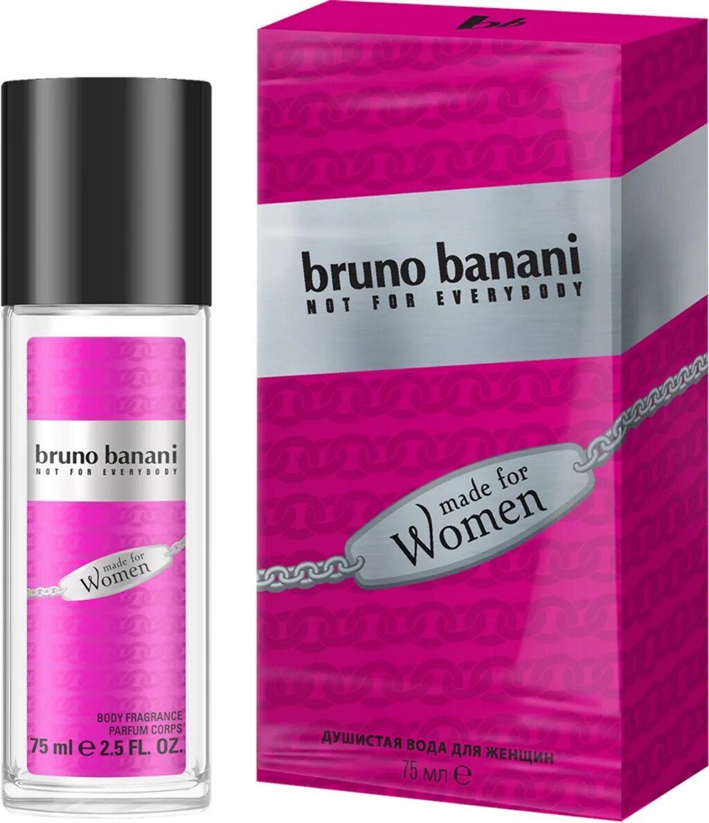 Bruno banani вода. Bruno Banani духи made for women. Душистая вода Bruno Banani made for women 75 мл.