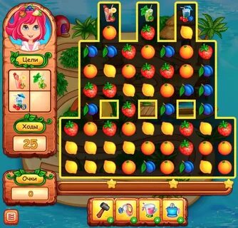 Лопай фрукты игра