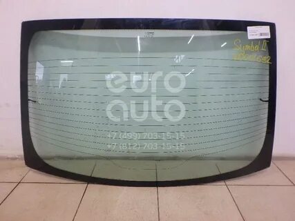 Стекло заднее renault