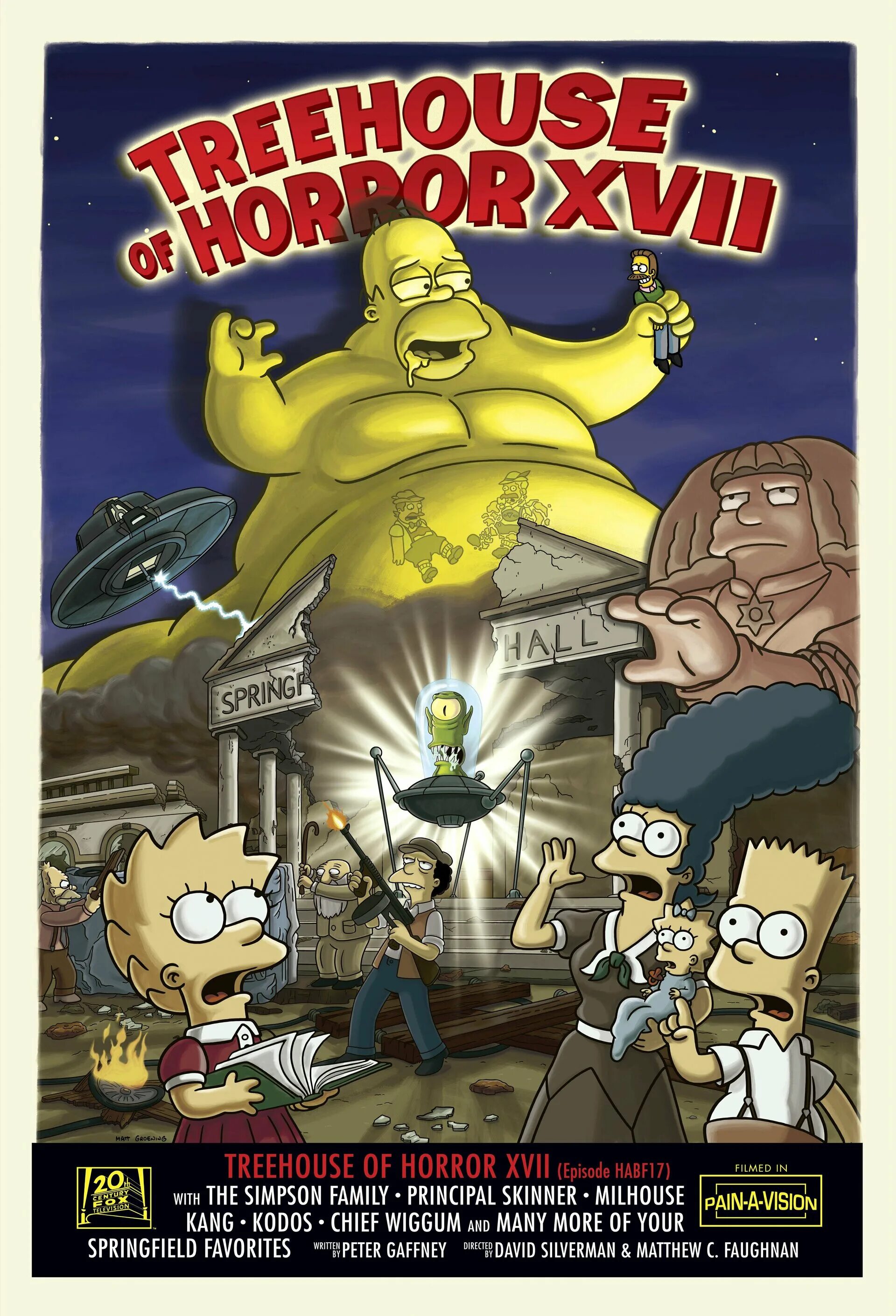 Simpsons treehouse. Симпсоны treehouse of horror. симпсоны плакат.