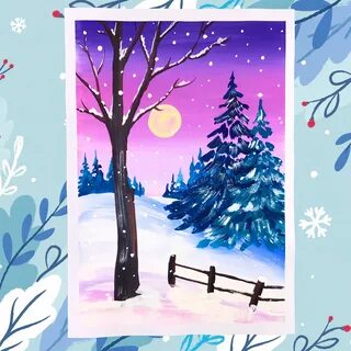 Рисуем декабрь
