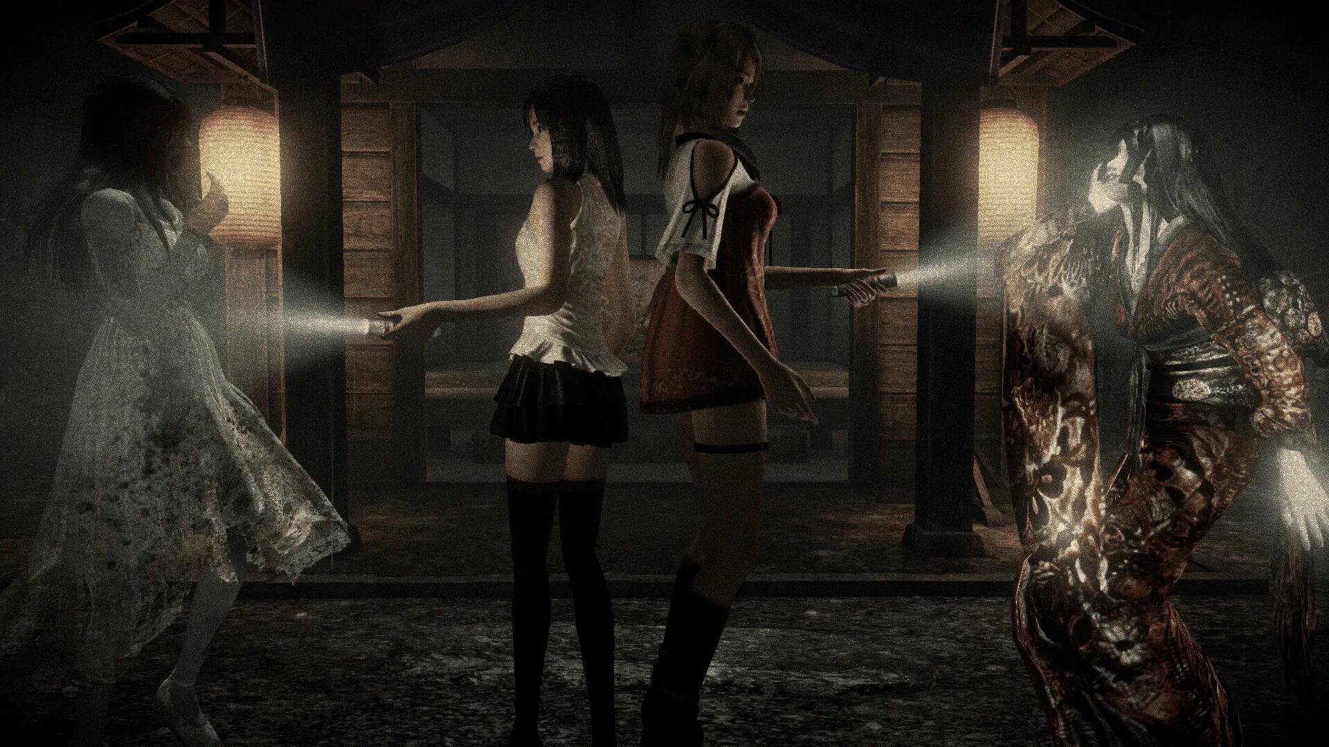 Fatal frame 5. Fatal frame 5 Maiden of Black Water персонажи. Фатал фрейм 5 персонажи. Горничная в хоррор игре 44