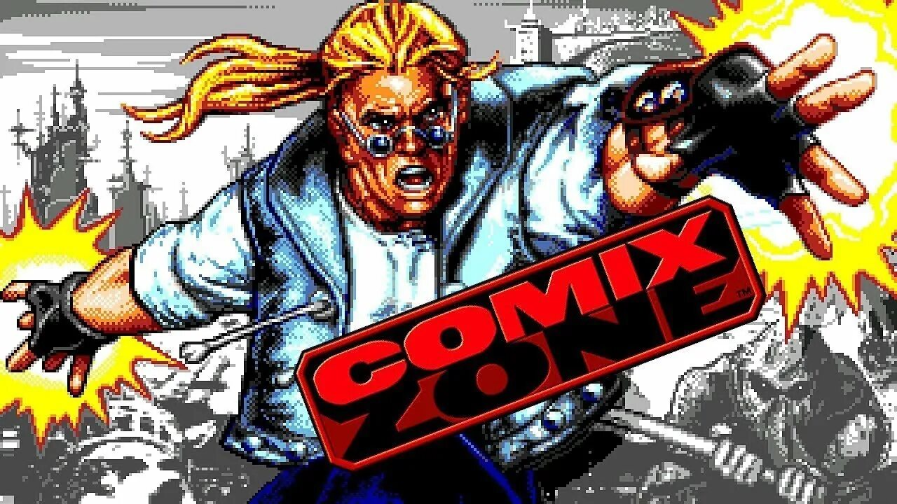 Игра на сега комикс. Comix Zone игра. Комикс зон сега. Скетч Тернер comix Zone. Игра на сегу комикс зона.