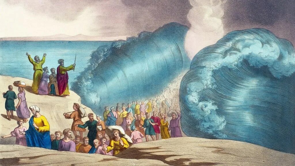 переход красного моря. переход красного моря. переход красного моря. переход евреев через красное море. козимо росселли переход через красное море.