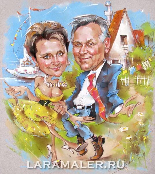 шарж юбилей