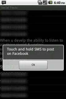 Social text