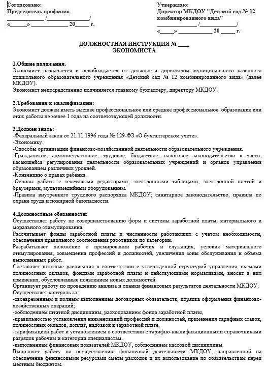 Инструкция главного бухгалтера бюджетного учреждения. Должностная инструкция экономиста в организации образец. Экономист по заработной плате должностная инструкция образец. Должностные обязанности ведущего экономиста бюджетного учреждения. Должностные обязанности экономиста казенного учреждения.