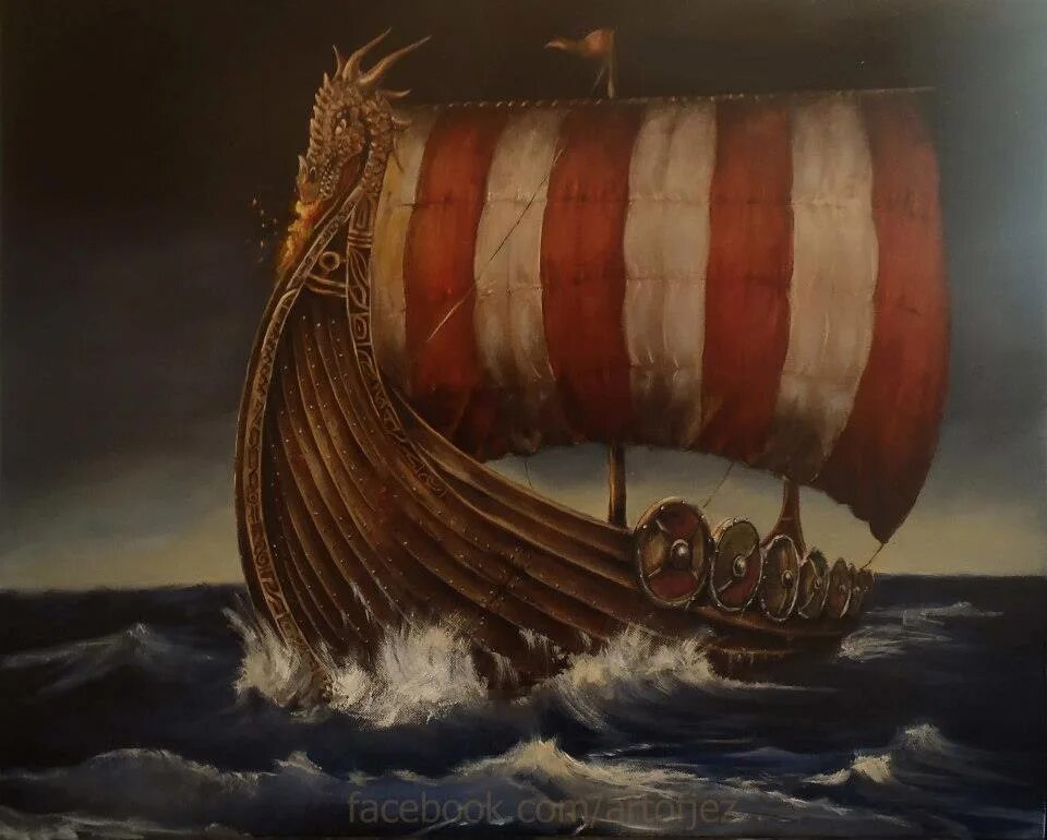 Красная ладья. Драккар судно викингов. Ладья викингов дракар. Корабли Драккар норманнов. Дракар викингов фэнтези.