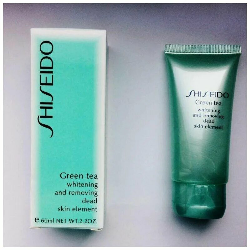 Shiseido whitening and removing dead skin element. Скраб shiseido green tea whitening and removing dead skin element 60 ml. пилинг-скатка для лица shiseido green tea, 60 мл. пилинг скатка шисейдо. гель-пилинг для лица shiseido green tea 60ml.