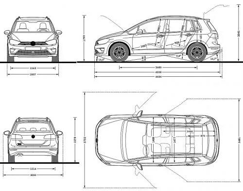 Параметры volkswagen