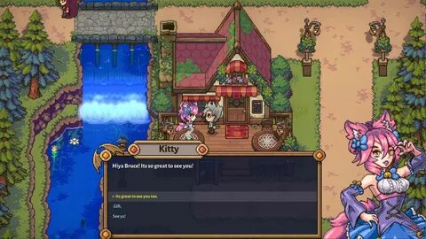 Kitty lands