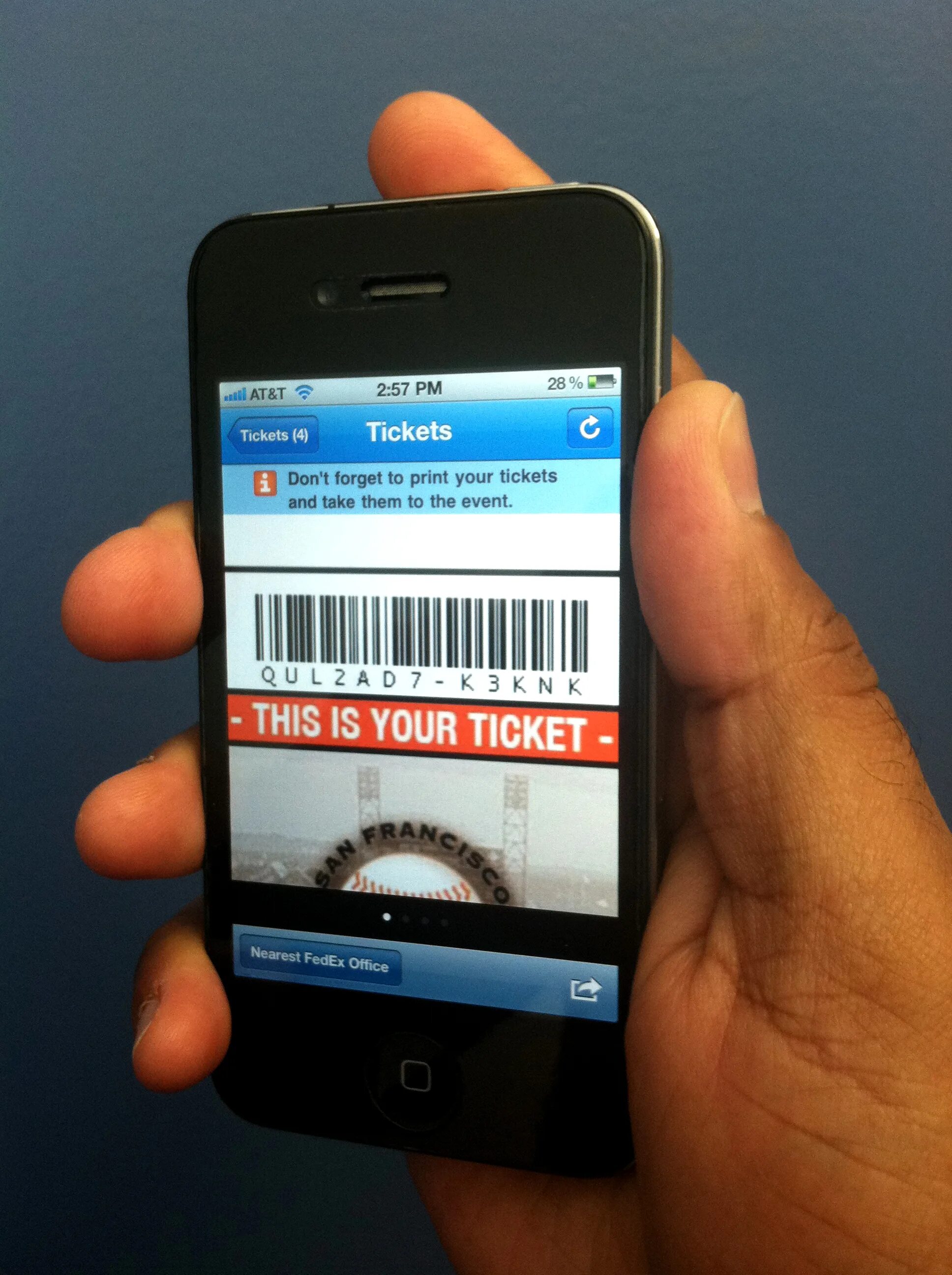 Tickets app