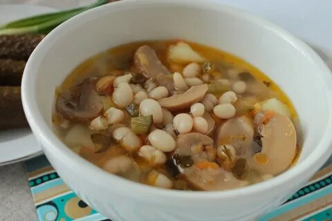 Постный суп из фасоли рецепт