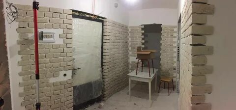Укладка декоративной плитки стену