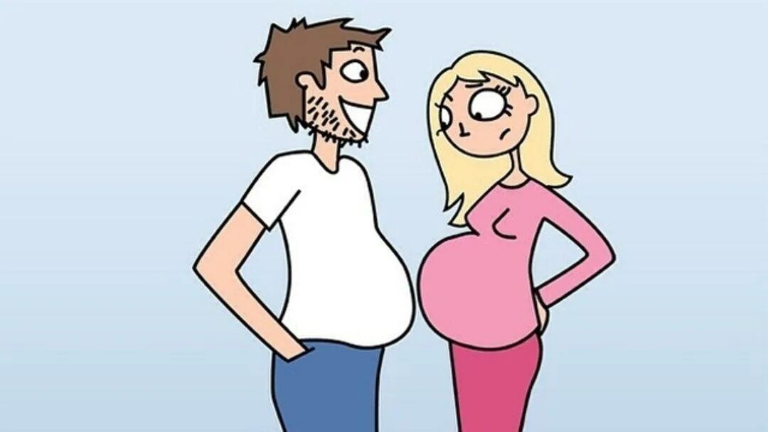 От мужчины беременна бывшая. Мультяшные беременные.