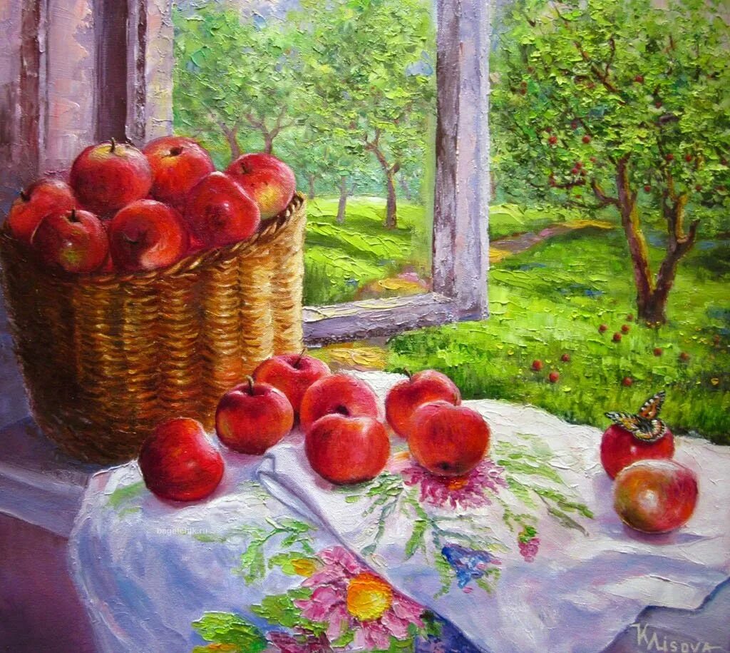 Август яблочный спас. Яблоки живопись август абакумов. картина яблочный спас муковнин.