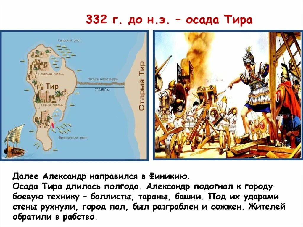 332 Год до н. э. Осада тира. Взятие тира Александром Македонским. Осада Родоса 305-304 годы до н э.