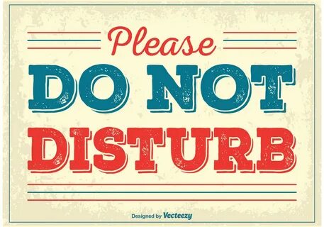 Do not disturb