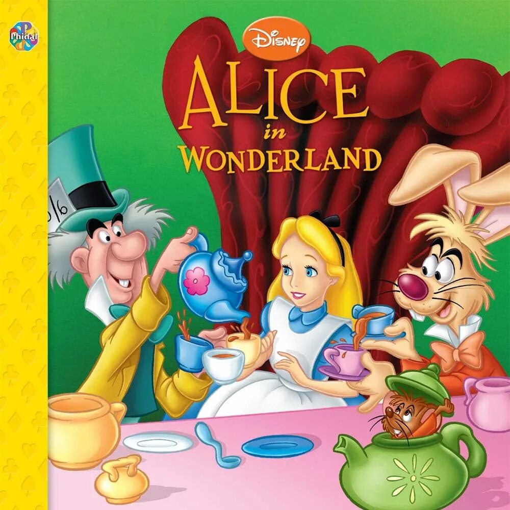 Alice in Wonderland книга. Алиса в стране чудес книга Дисней. Алиса в стране чудес на английском. Названия мультфильмов на английском.