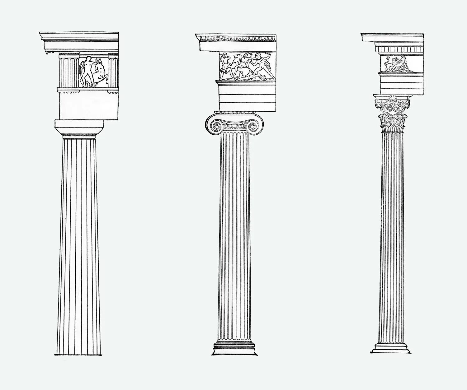 Колонна в прошлом 5 букв. Дорический ордер колонна Греция. Древняя Греция дорический ионический и Коринфский ордеры. Дорический ионический Коринфский ордер в архитектуре. Колонны дорические Ионические коринфские.