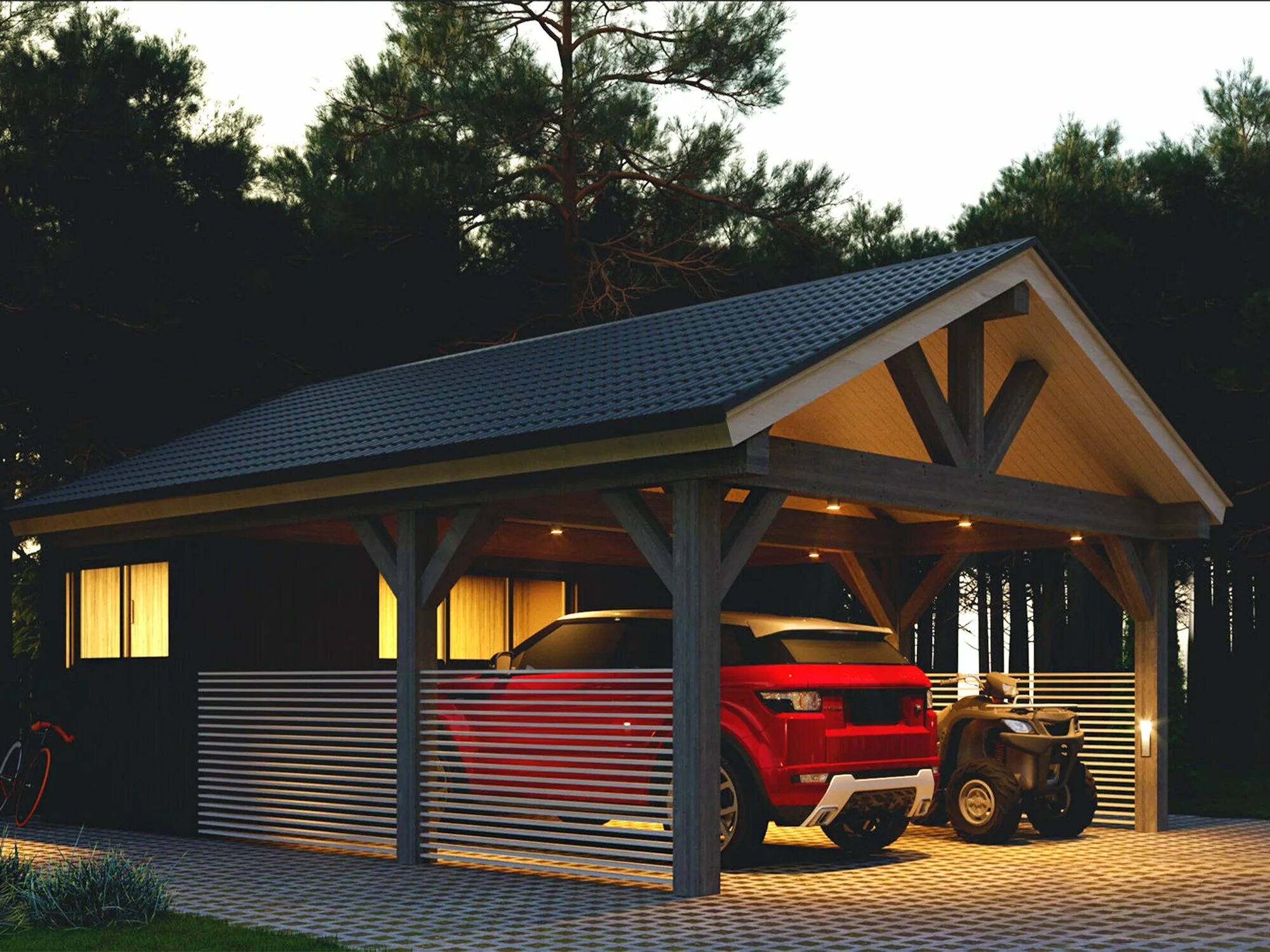 Навес на 2 машины с хозблоком. Гараж на две машины с навесом. Навес на 2 машины с хозблоком. Хозблок с навесом для машины. Навес на 1 машину cp-4060 norgeshus.