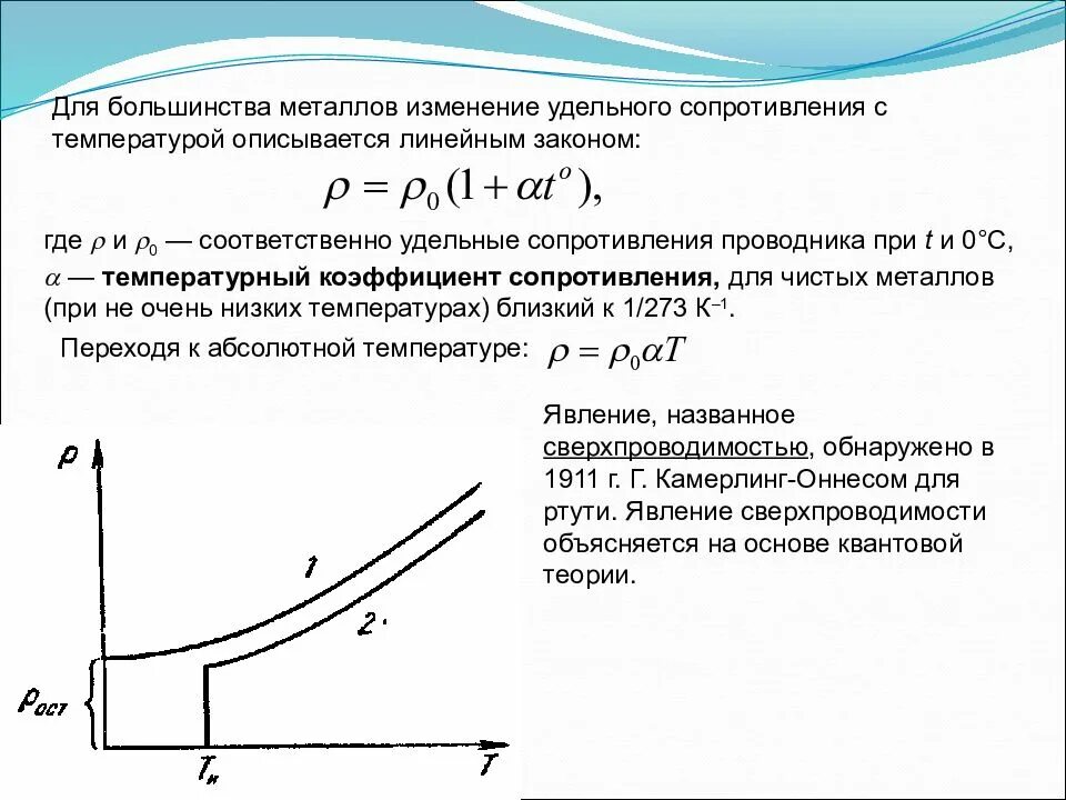 Удельное сопротивление от температуры формула. Температурная зависимость удельного сопротивления металлов. Зависимость сопротивления газа от температуры график. График зависимости удельного сопротивления от температуры. Изменение сопротивления от температуры