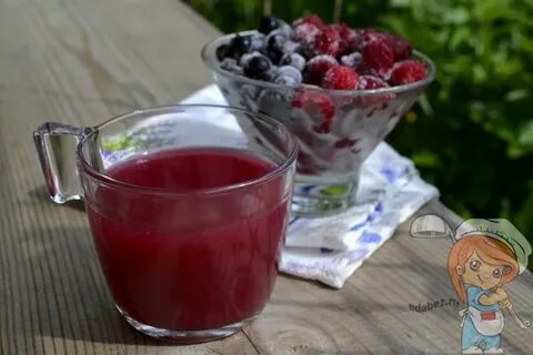 Кисель из ягод смородины
