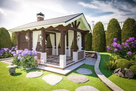 Беседки для дачи стиль
