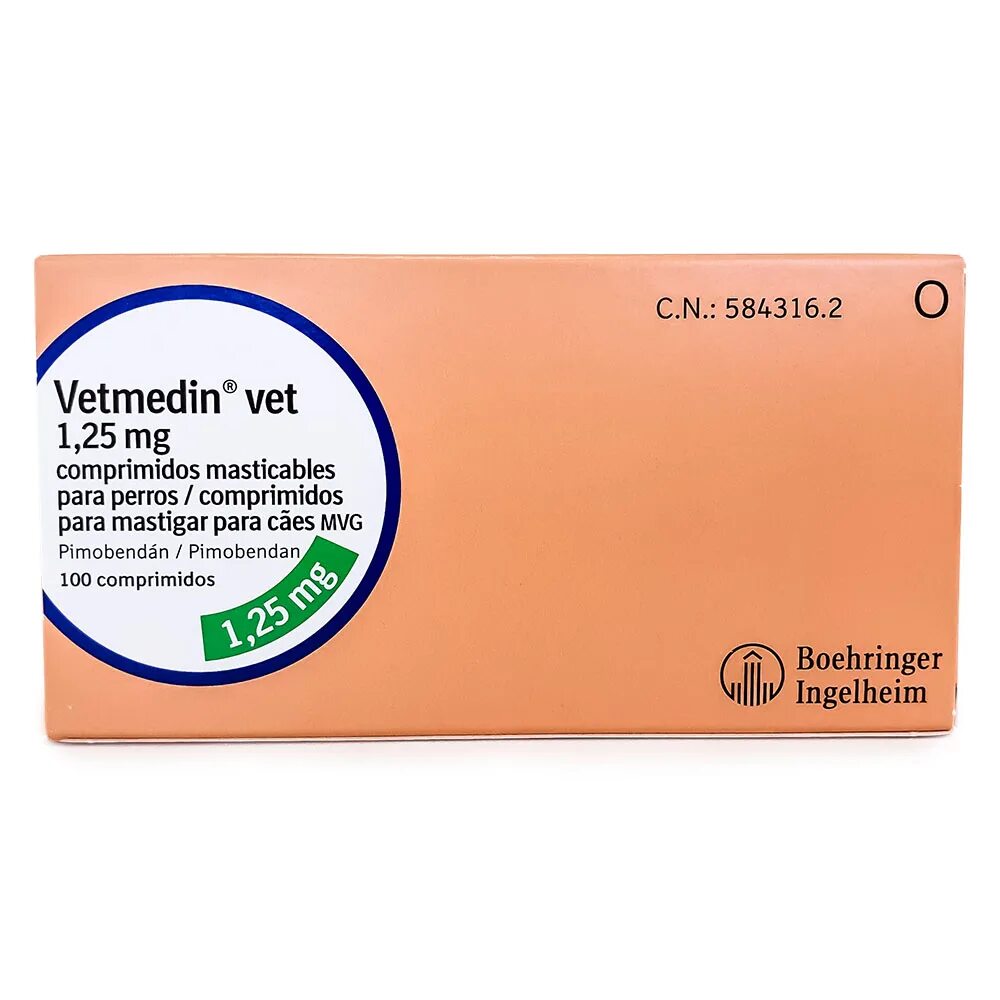 Ветмедин s 1,25 мг, 50 табл..