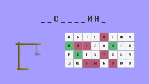 Слова для виселицы на английском