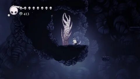 Синий камень на помосте hollow knight