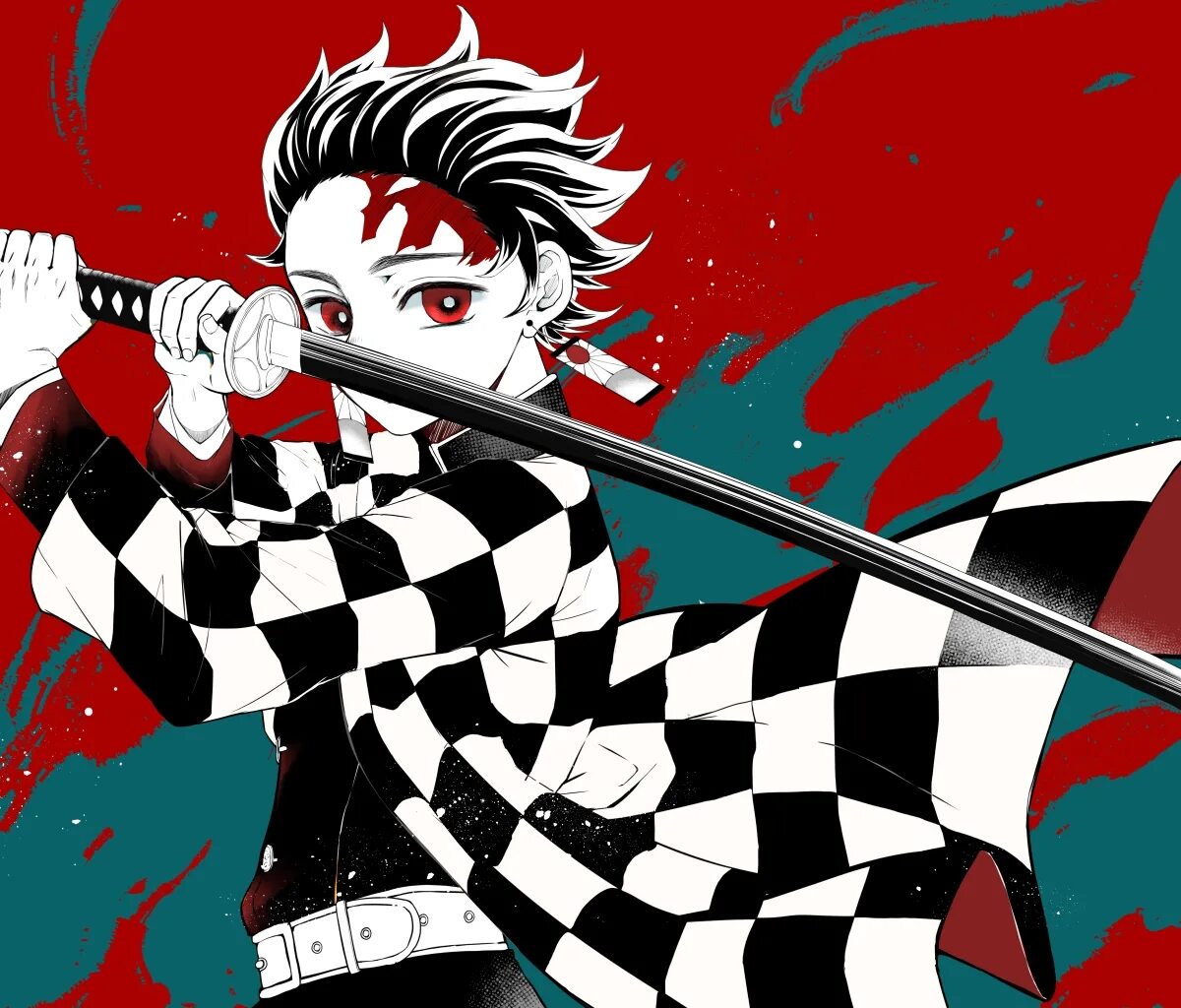 Клинок рассекающий демонов. Танджиро Камадо. Demon Slayer Kimetsu. Клинок рассекающий демонов Танджиро.