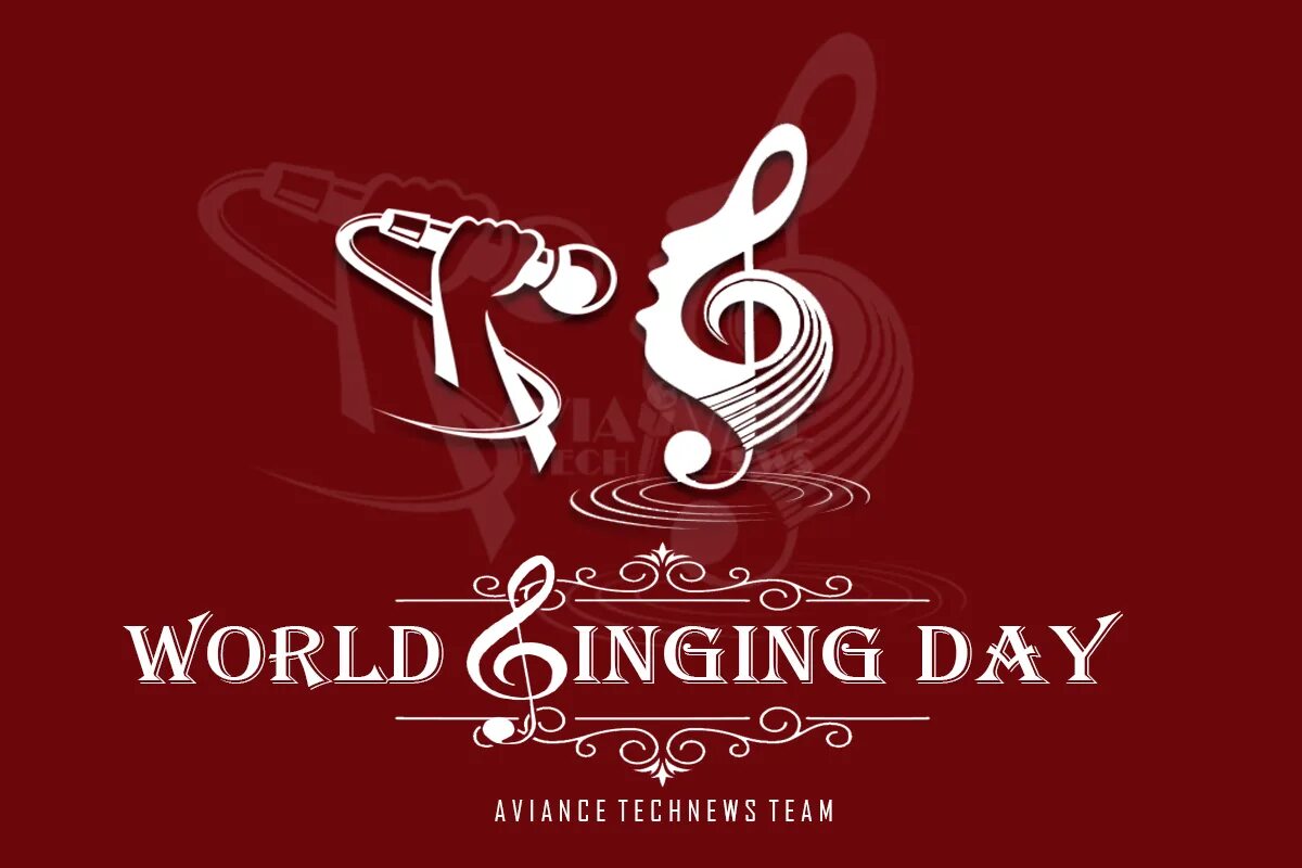 Sing world. День вокала 21 февраля. Всемирный день пения (World singing Day). World singing Day картинки. Всемирный день пения World singing Day открытки.