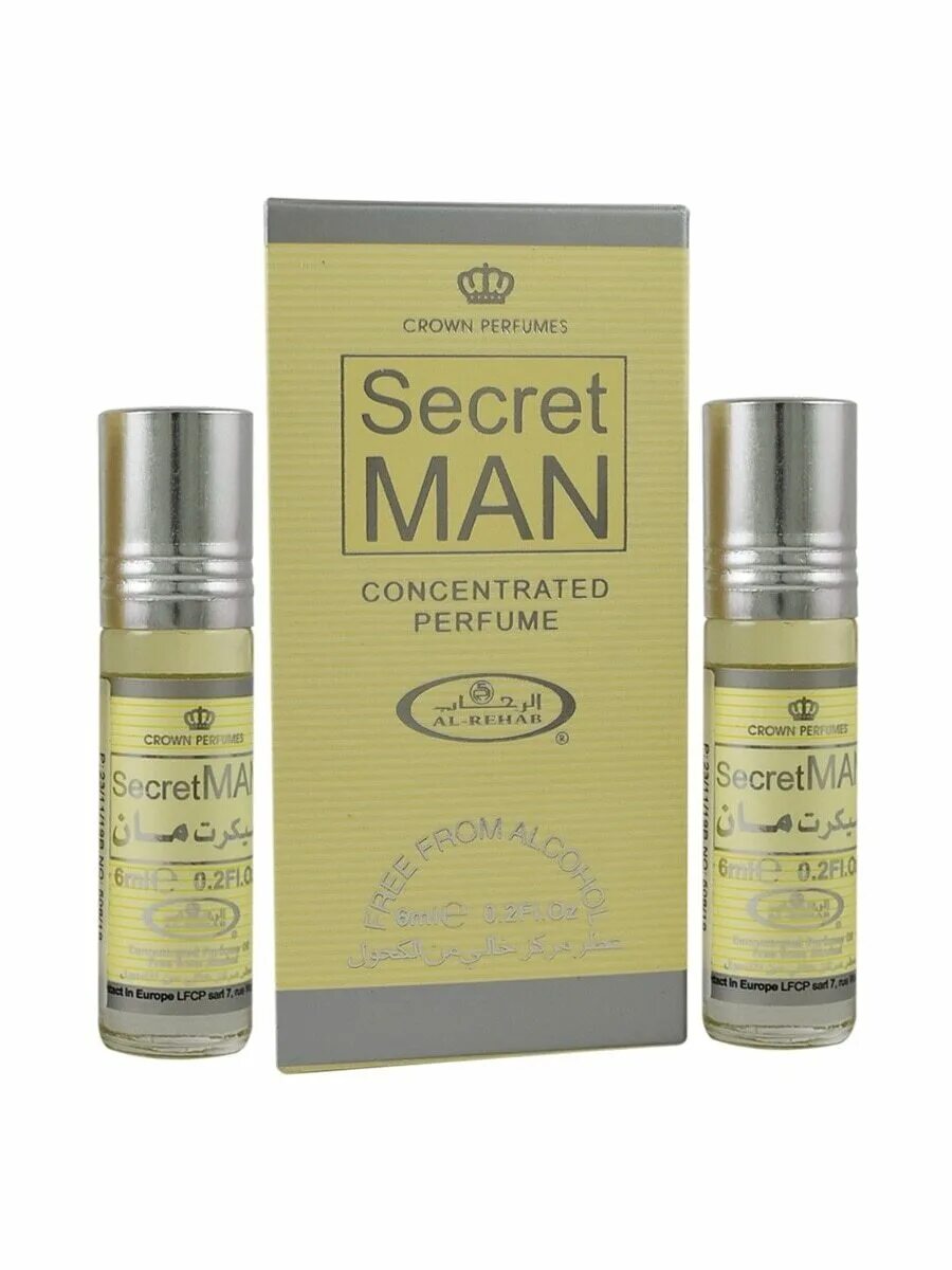 Духи секрет отзывы. Secret man Аль Рехаб. Secret man масляные духи. Al Rehab Secret man. Рехаб 6мл эпаке.