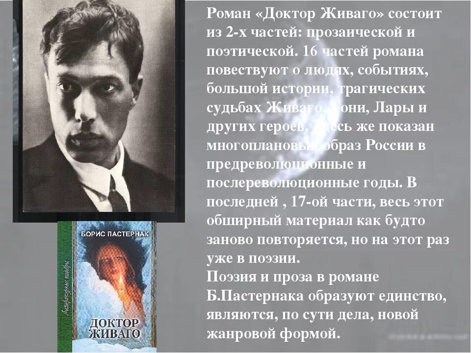 Как звали доктора живаго. «Доктор Живаго» б.л.Пастернака кратко.