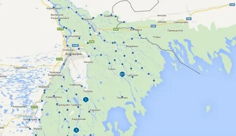 Астрахань волга расстояние