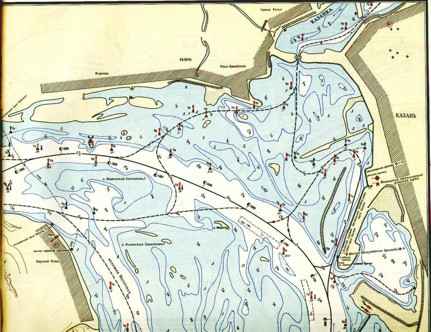 Лоция реки Волга. Река Волга Куйбышевское водохранилище. Лоция Волги Куйбышевское водохранилище. Карта глубин Куйбышевского водохранилища Камское Устье.