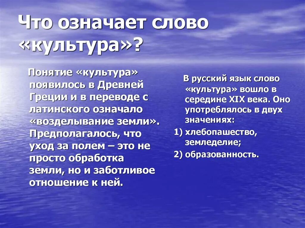 Культура означает. Что называется культурой?. Понятие слова культура. Что означает слово культура.