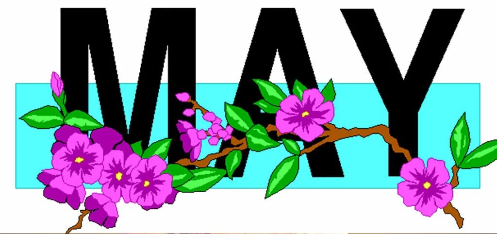 1 мая праздник на английском. Скажи май на английском. Май надпись для детей. Май картинки с надписью. May для детей.