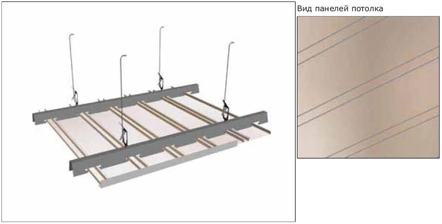 подвесы для реечного потолка
