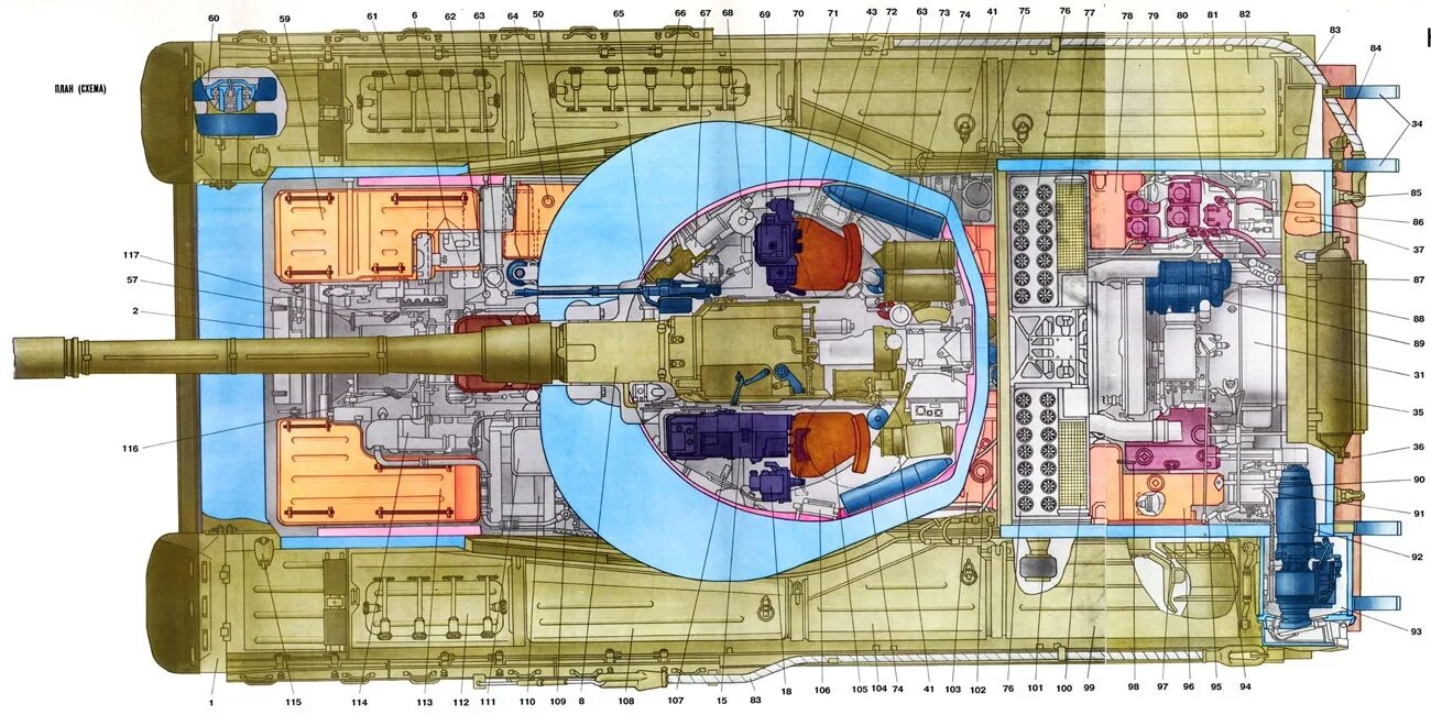 Т 80 размеры