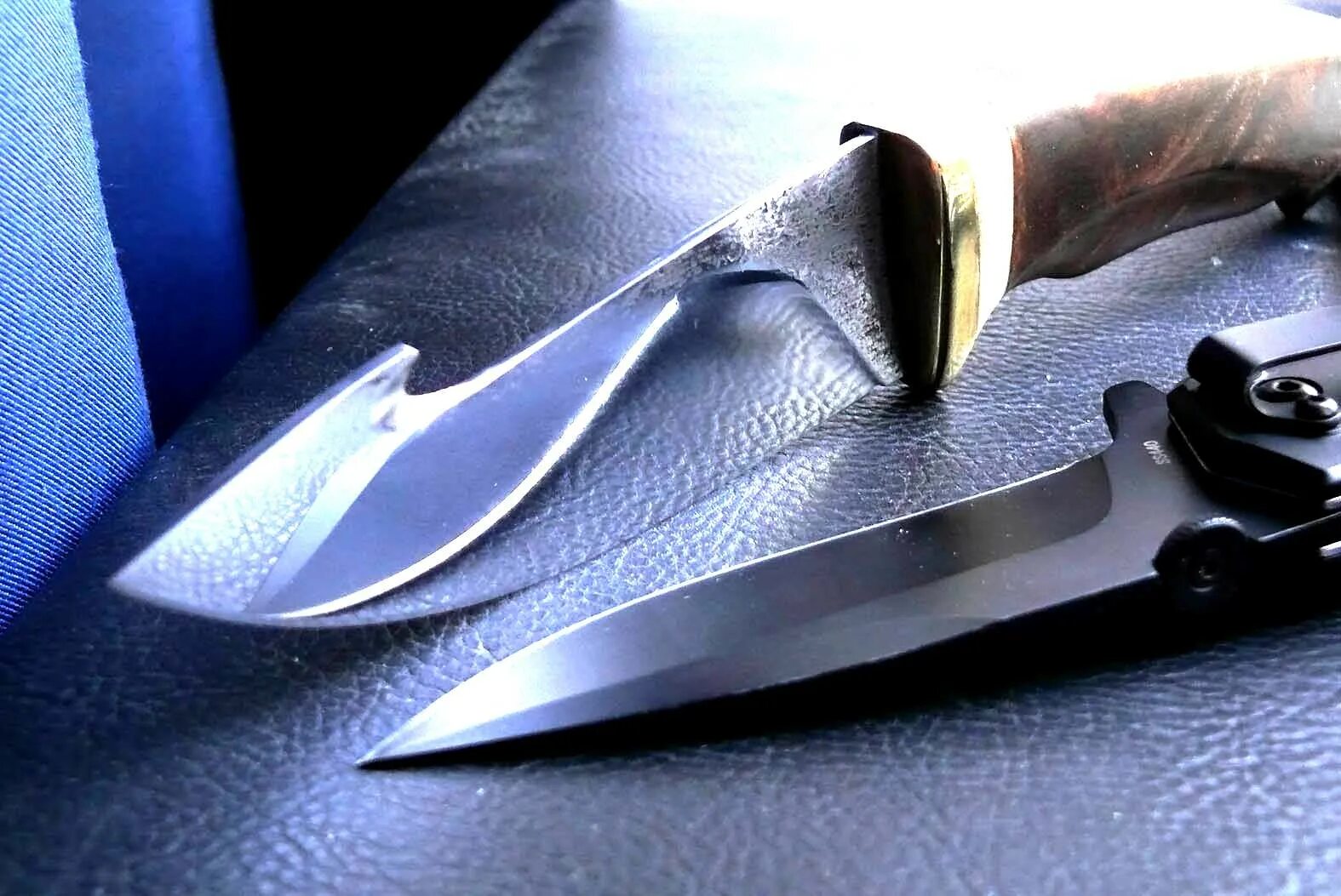 Изготовка ножей. Полированный нож. Кухонные охотничьи ножи. Полируем кинжалы.