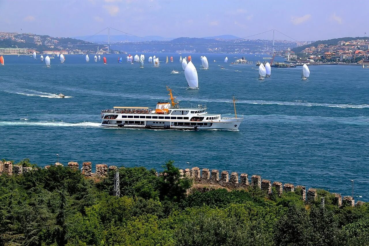 Ea turkey. Залив Босфор Стамбул. Турция Босфор корабль. Стамбул Босфор Чайки. Мармарис Турция пролив Босфор.