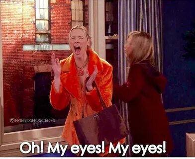 She saw my eyes