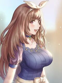 Girl breast animation