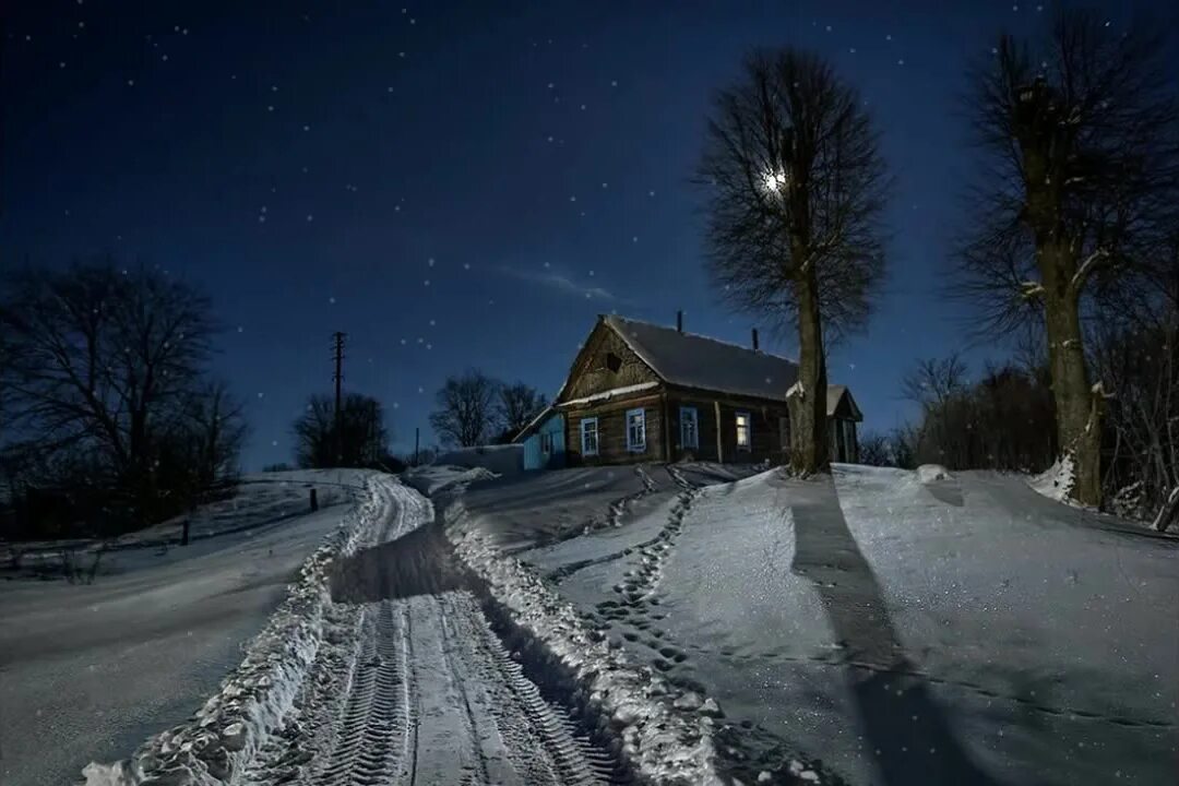 Зима в деревне. Зимняя деревня. Деревня зимой ночью. Зимний вечер в деревне.