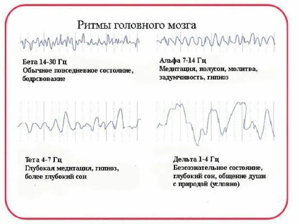 Альфа бета тета Дельта ритмы мозга. Ритмы ЭЭГ головного мозга Альфа тета. Альфа ритм бета ритм Дельта ритм. Частота Альфа-ритма мозга человека. Уровень активности мозга